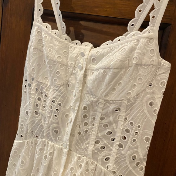 NWT Charo Ruiz Broderie Anglaise Maxi Dress - Size XS - Picture 6 of 8